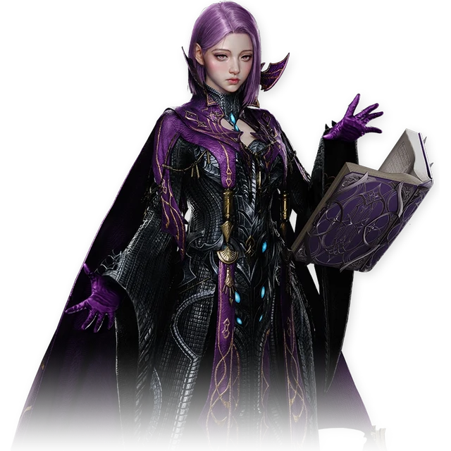 Sorcerer class portrait in AION 2